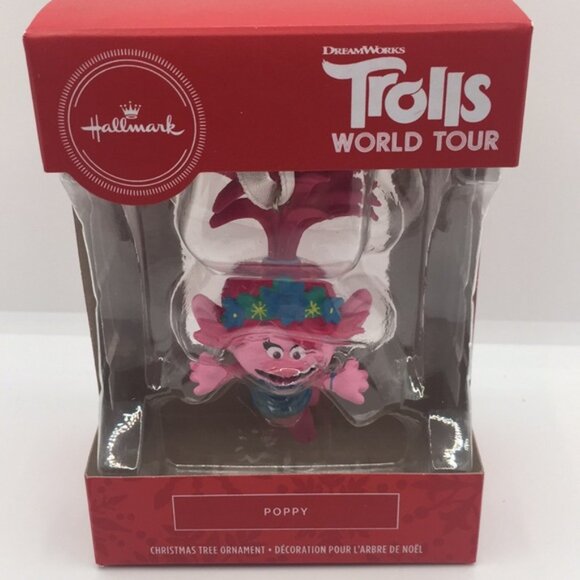 2020 Hallmark Trolls World Tour Poppy Christmas Tree Ornament Holiday Decoration - Picture 9 of 9